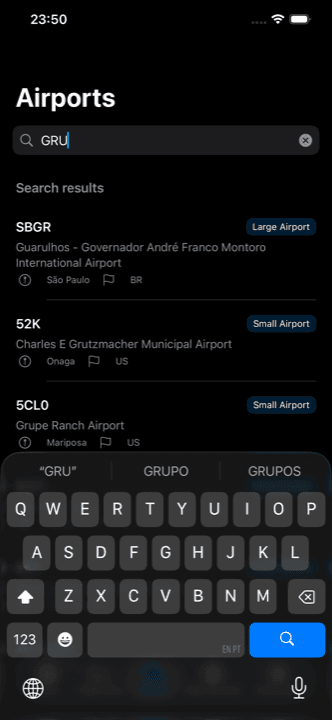 Airport Search