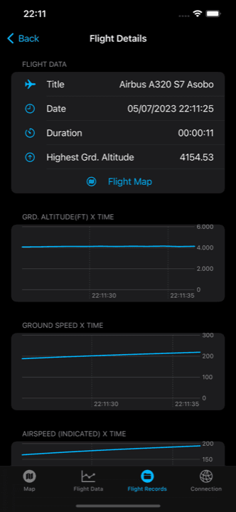 Flight Recording Details